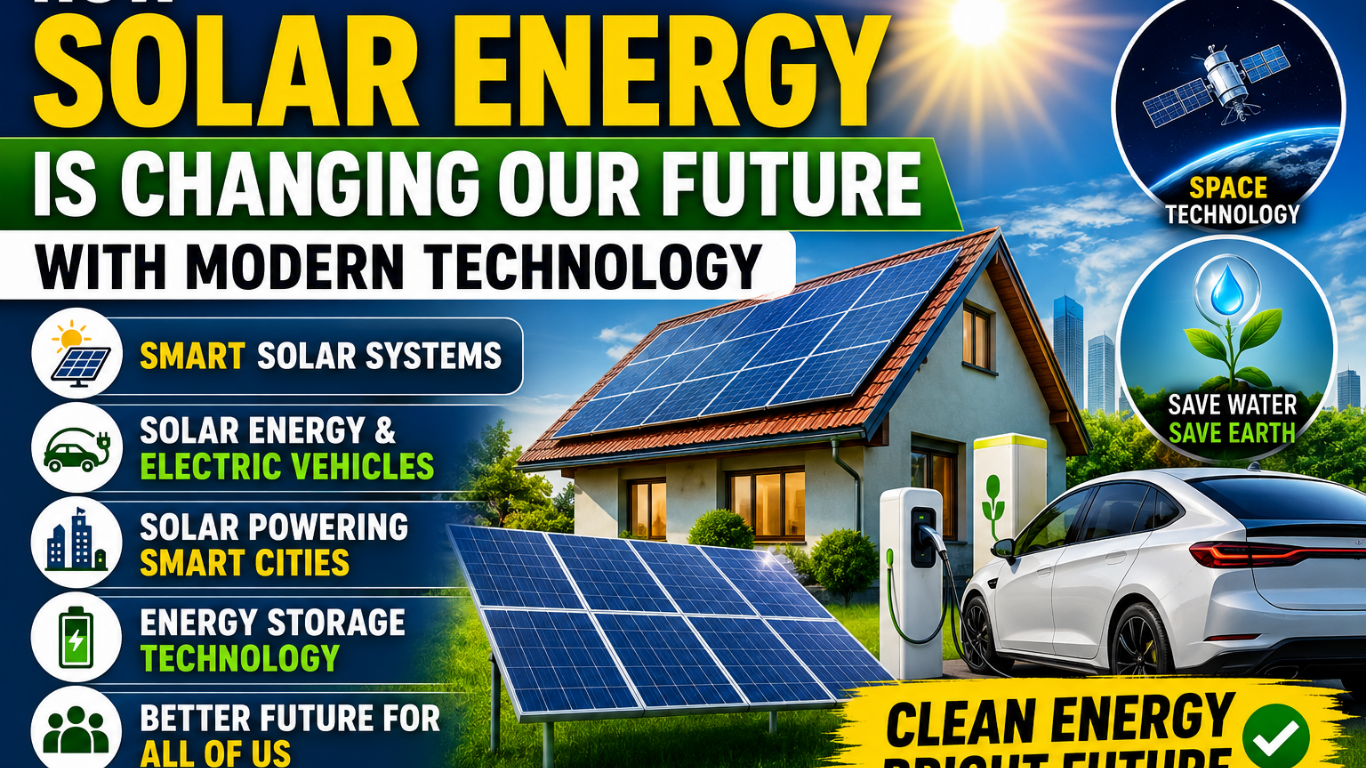 Solar Energy uses Modern Technology