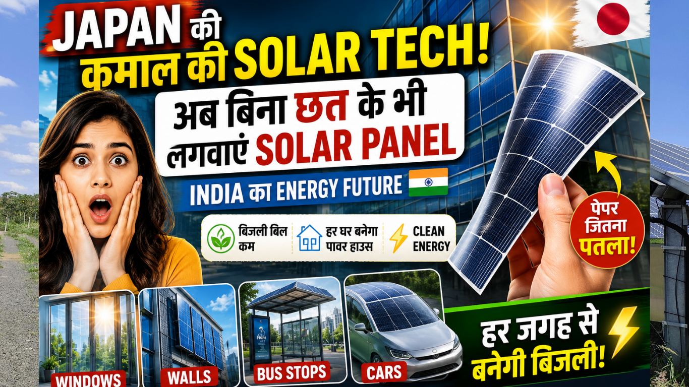 New Technology of Japan in India of Solar Panel Rooftop