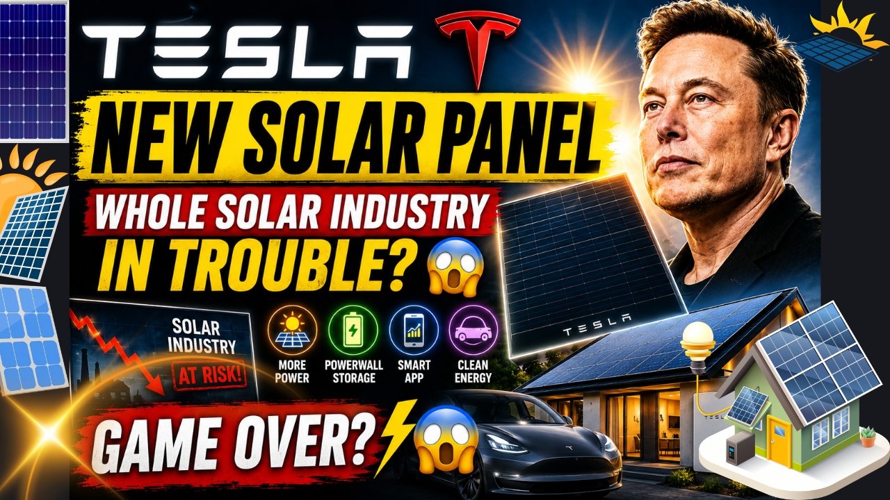 Tesla New Solar Panel Launch: Is Entire Solar Industry Collapse?