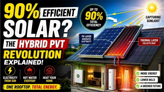 This new solar Technology uses Every rays of sunlight and 90 percent efficiency