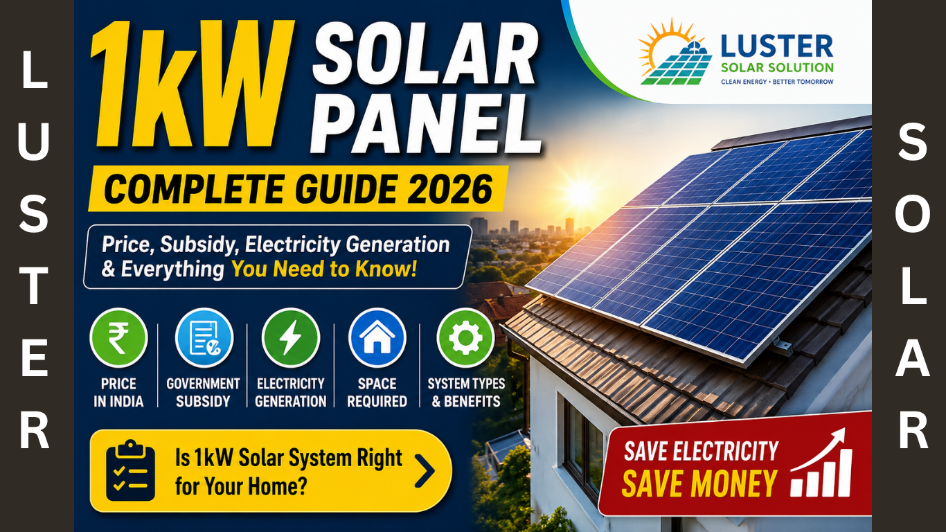 1kW Solar Panel Price, Subsidy, Electricity Generation for 2026?