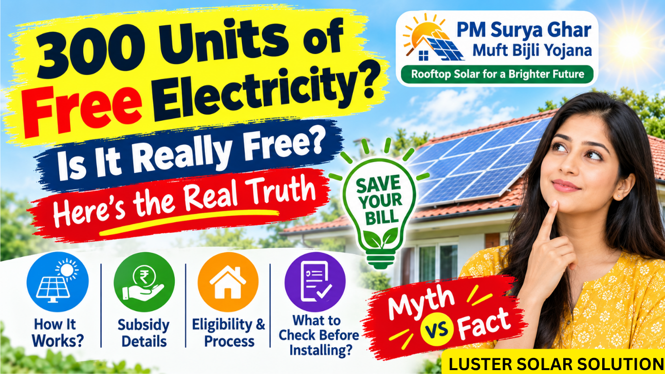 300 Units Free Electricity Real Truth about PM Surya Ghar Yojana?